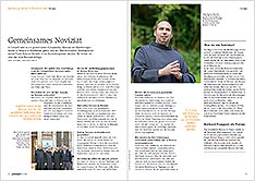 Granatapfel-Magazin, Artikel 'Gemeinsames Noviziat', Ausgabe April 2020 / Barmherzige Brüder Das Bild zeigt das Granatapfel-Magazin, Artikel 'Gemeinsames Noviziat', Ausgabe April 2020.