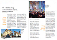 Barmherzige Brüder Magazin Granatapfel, Artikel '329 Jahre in Prag', Ausgabe 7/8-2020 / Barmherzige Brüder Das Bild zeigt den Artikel '329 Jahre in Prag', Ausgabe 7/8-2020