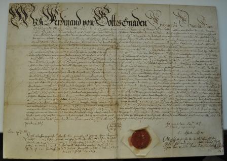 Gründungsurkunde 1615